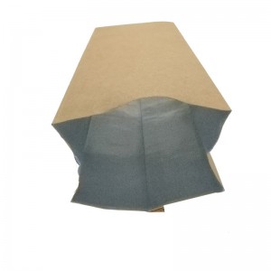 Good price and high quality OEM zip lock Kraft Paper Bag Foil Pouch Aluminum Brown 80gsm roll For nut
