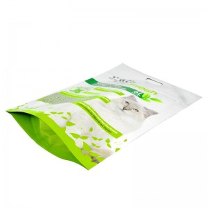 Colorful printing fully degradable PLA packaging bags for cat foods