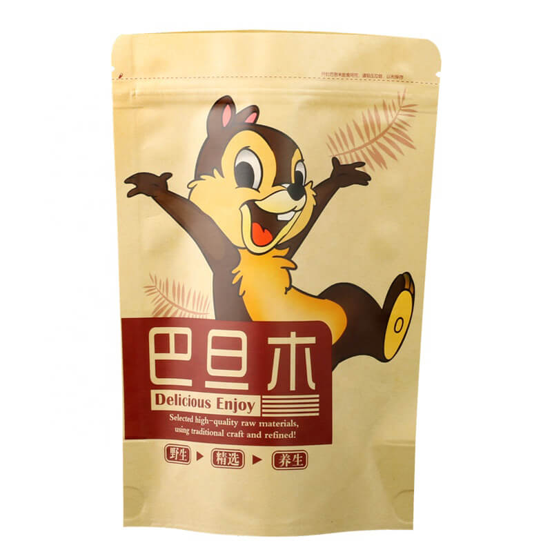 China Professional Back Seal Packaging Bag Manufacturer –  China manufacturer Biodegradable resealable food grade zipper standing pouch aluminium foil nuts plastic packing bag – Oemy detail pictures
