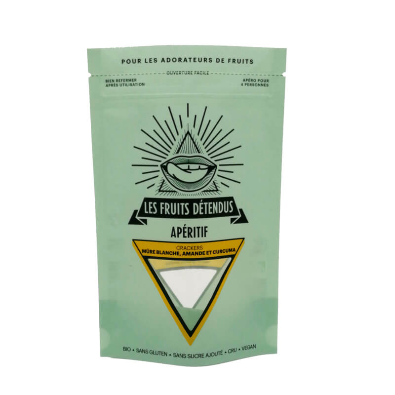 PLA stand up nut package pouches with triangle window design (5)