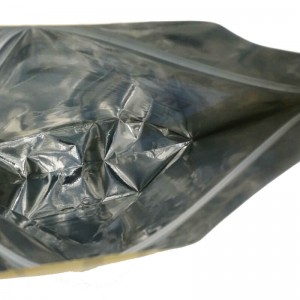 Color printed aluminum foil packaging bags with easy zipper for dried food packing