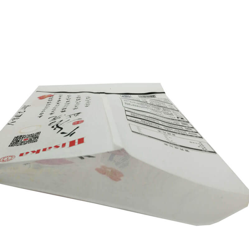 4.Colorful printing fully degradable PLA back sealed packaging bags for rice packing (1)