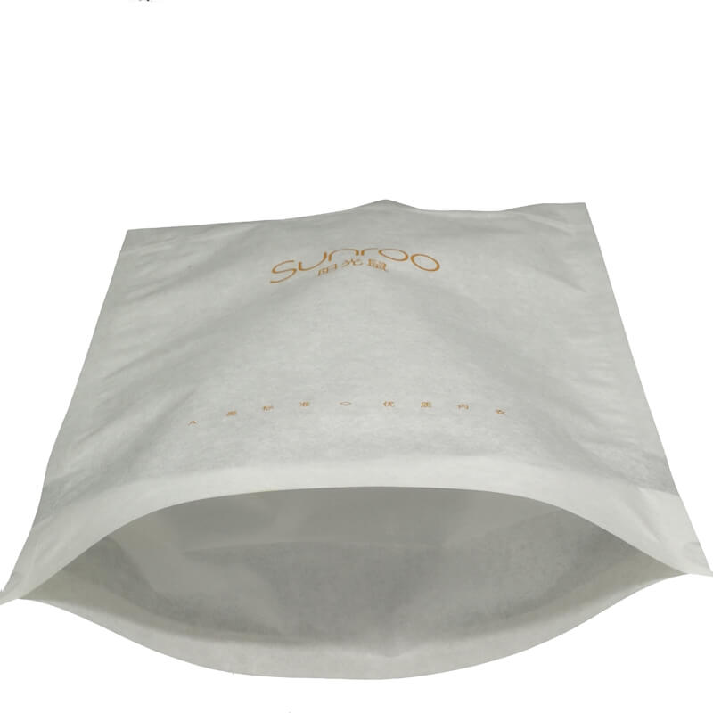 4.PLA and cotton paper stand up packaging bags with transparent window and zipper (3)