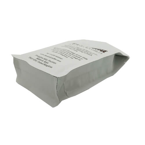 China Professional Quad Side Sealing Bags Suppliers –  Biodegradable gusset coffee powder packaging bags with PLA valve – Oemy