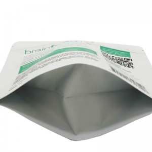 Custom stand up aluminum foil packaging bags for health food