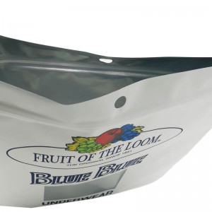 Custom 3 side sealed aluminum foil packaging bags for facia mask