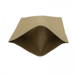 Brown craft paper nut packaging without any printing