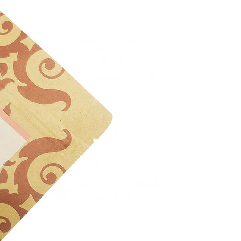 Bolsas biodegradables para paquetes de nueces de papel artesanal con cremallera fácil (5)
