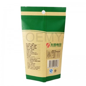 Discount wholesale Resealable Ziplock Doypack Stand Up Pouch Plastic/paper Cashew Nut/nut Milk Bag Packaging