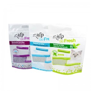 factory low price Quad Sealed Packaging Pouches - Personalized packaging bags for cat food – Oemy