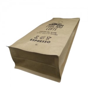 Biodegradable stand up coffee bean packaging bags with easy zipper