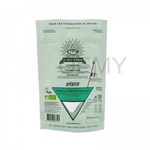 Manufactur standard Heat Seal Stand Up Pouch Bags For Dried Food