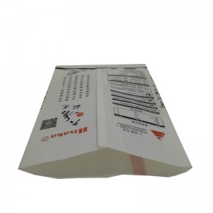 Color printed biodegradable PLA back sealed bags with round window