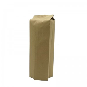 Custom mylar ziplock top open flat bottom plastic stand up pouch for snack