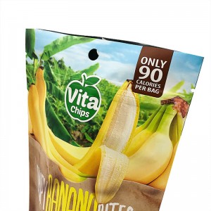 Colorful printed recycle dried fruit packaging bag with biodegradable valve
