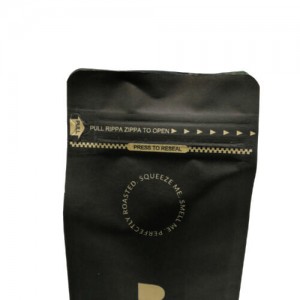 New Fashion Design for Custom Plastic Aluminum Foil Ziplock Reusable Coffee Bag