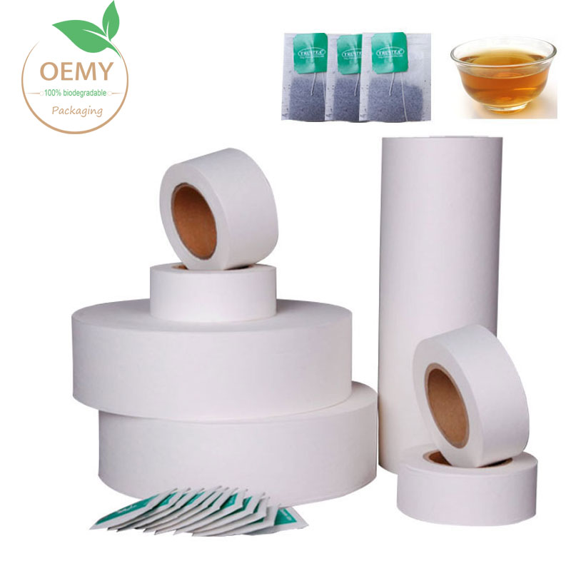 China Professional Back Sealing Packaging Pouch Supplier –  Heat Seal Tea Bag Filter Paper in roll – Oemy