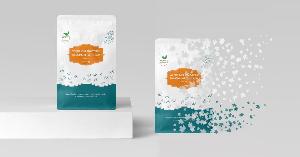 Home compostable coffee bags