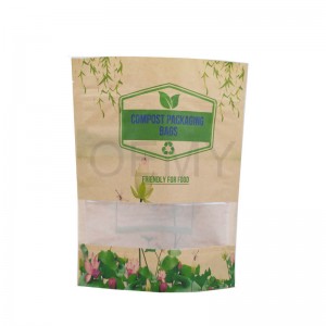 OEM Customized Cafe Latte Coffee Packaging - Factory Customized Custom Clear Ldpe Biodegradable Plastic Clothing Packaging Printed Zip Lock Bag With Top Zip Zipper – Oemy